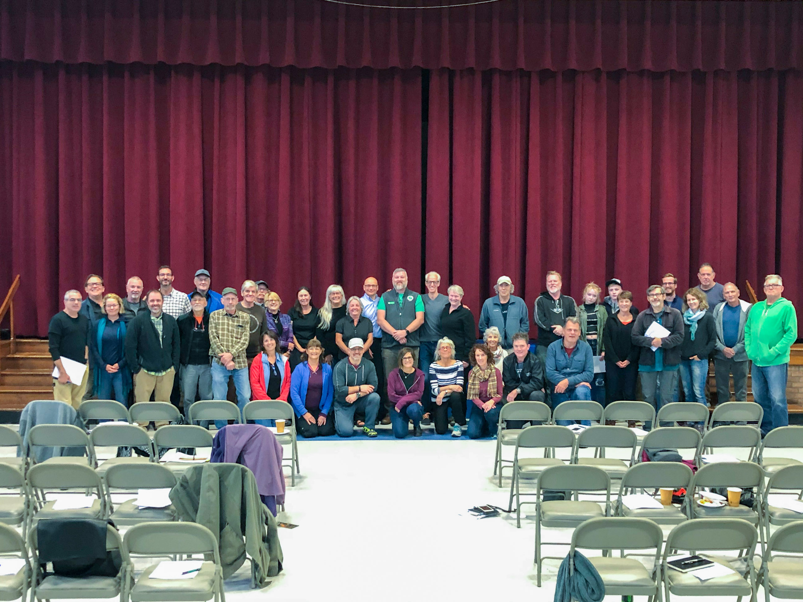 Ashokan Rail Trail Steward training with Ulster County, Woodstock Land Conservancy, NYC DEP, and the Trail Conference. Photo by Heather Darley.