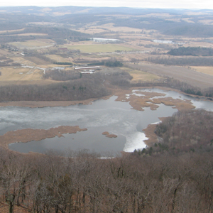 Dutchess County view from Stissing Mountain Fire Tower.