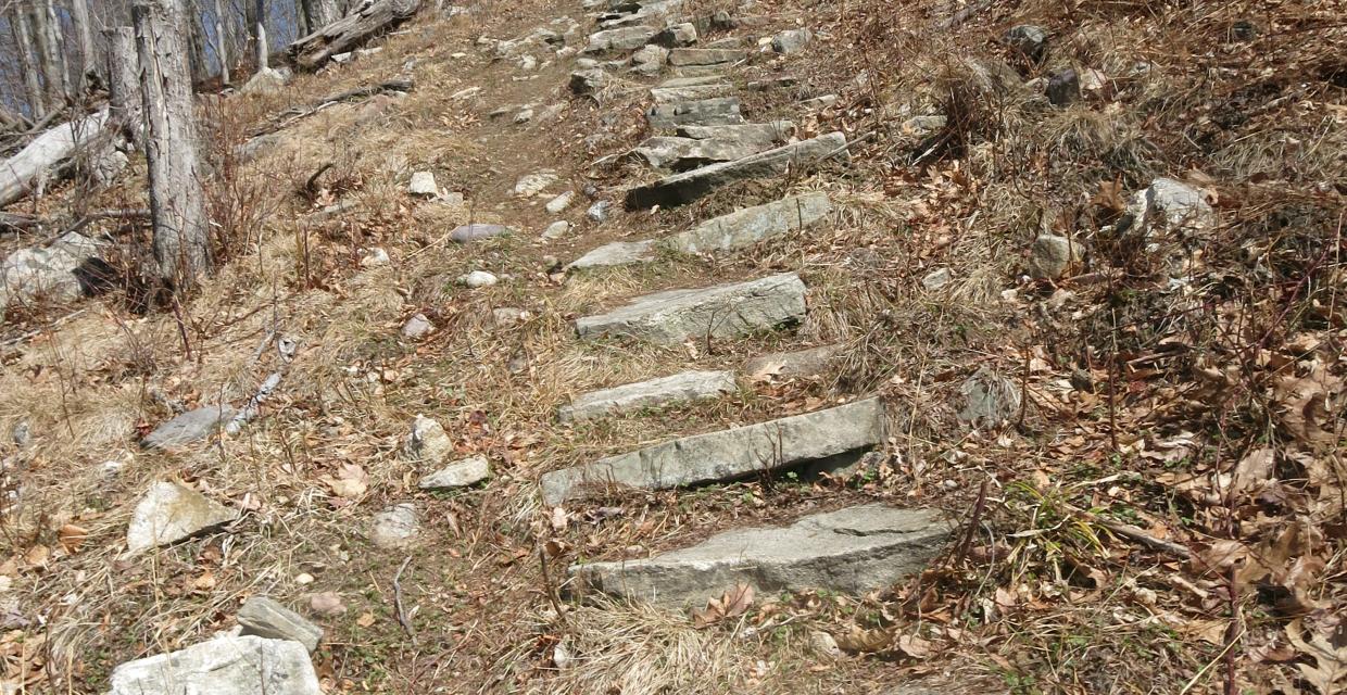 The "100 Steps" - Photo by Daniel Chazin