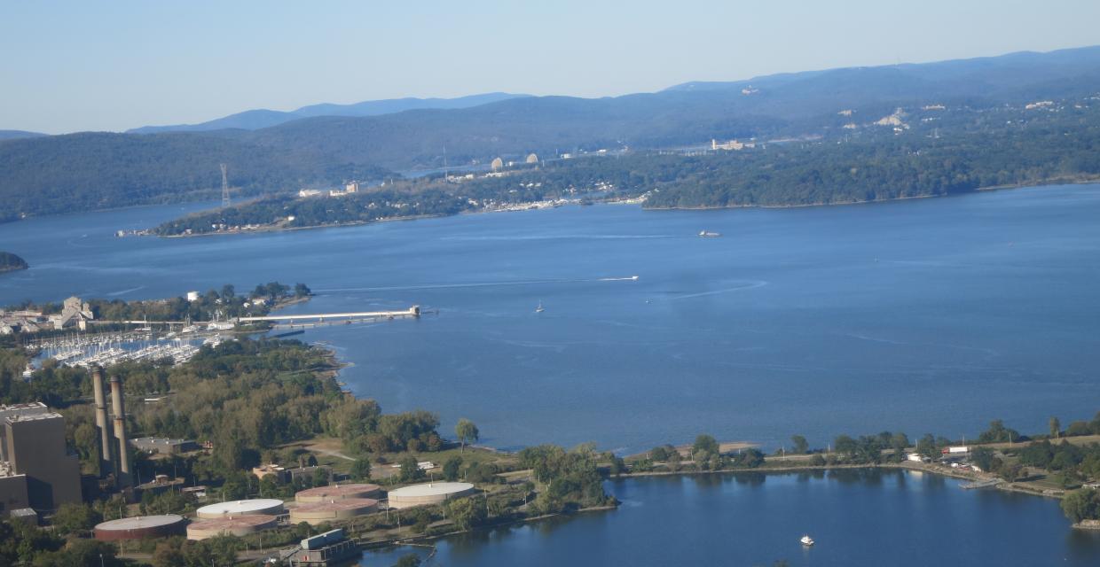 View over the Hudson River from the summit of High Tor - Photo by Daniel Chazin