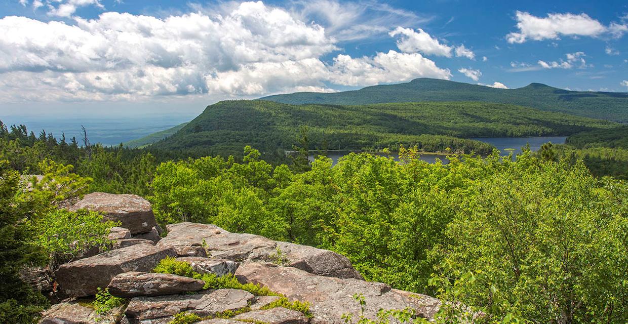 View from the Escarpment Trail - North-South Lake/Escarpment Trail Loop Hike - Catskill Park - Photo: George Dagis