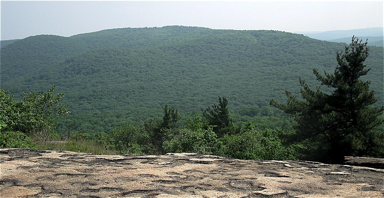 West Mountain From Bear Mountain Summit. - Harriman-Bear Mountain State Parks - Photo by Daniel Chazin