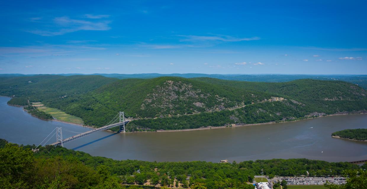 Hudson River from Bear Mountain - Harriman-Bear Mountain State Parks  - Photo credit: Josh Howard