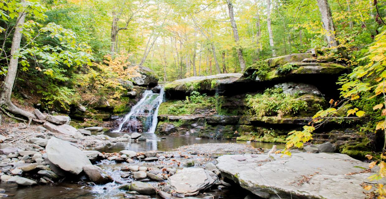 Diamond Notch Falls - Hunter-Westkill Wilderness Area - Photo credit: Jeremy Apgar