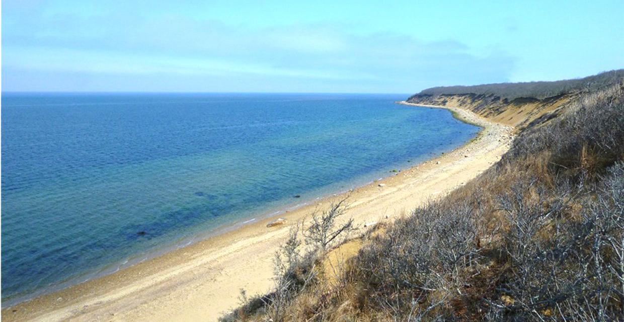 Bluff view at the Notch - Hither Woods Preserve - Photo credit: Daniela Wagstaff