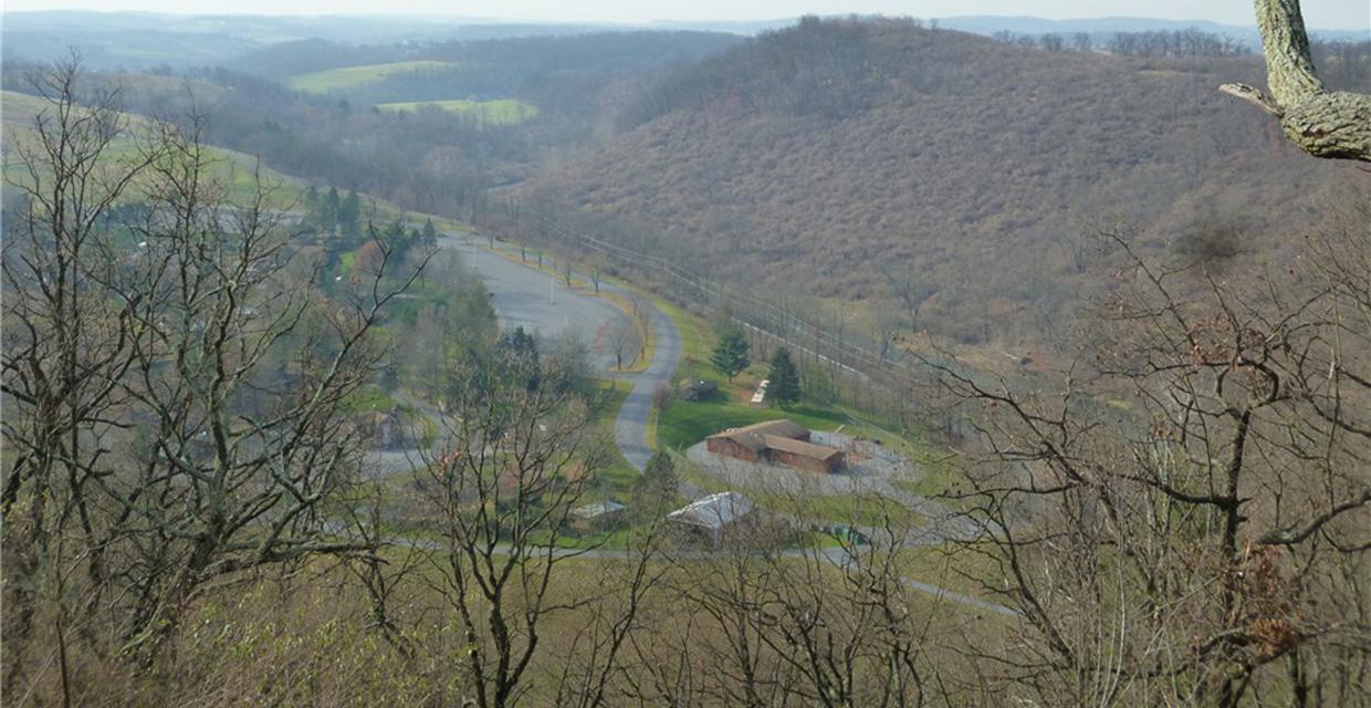 View from the Elk Viewing Trail in Trexler Nature Preserve - Photo credit: Daniela Wagstaff