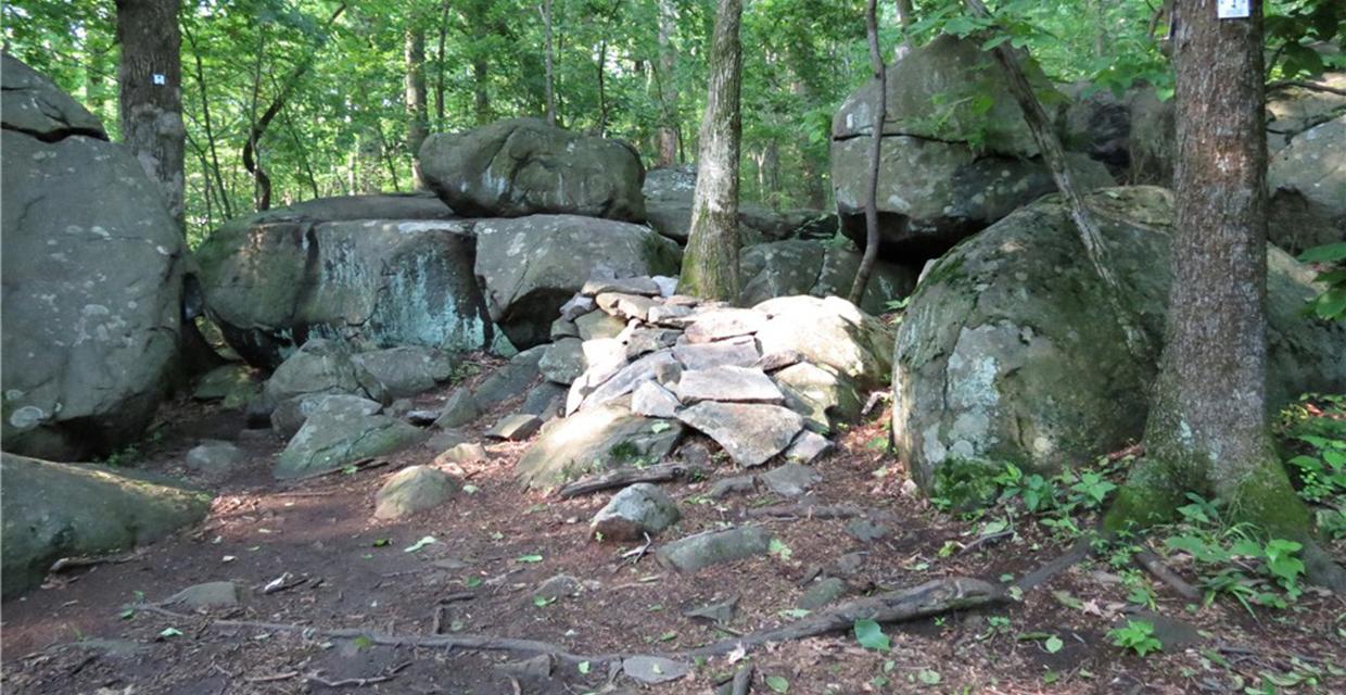 Boulders at Devil's Half Acre - Sourland Mountain Preserve - Photo credit: Daniela Wagstaff