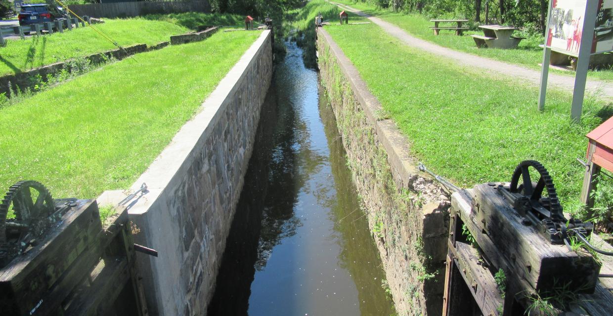 Lock 12 of the Delaware Canal - Photo by Daniel Chazin