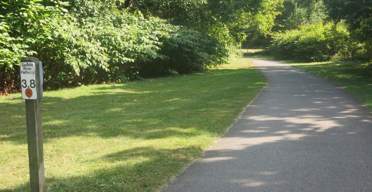 Along the Saddle River Pathway - Photo by Daniel Chazin