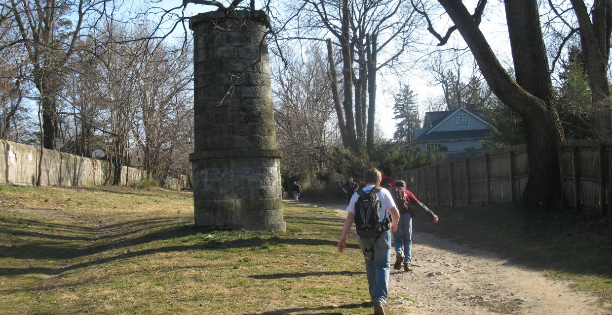 Ventilator along the Old Croton Aqueduct - Photo by Daniel Chazin