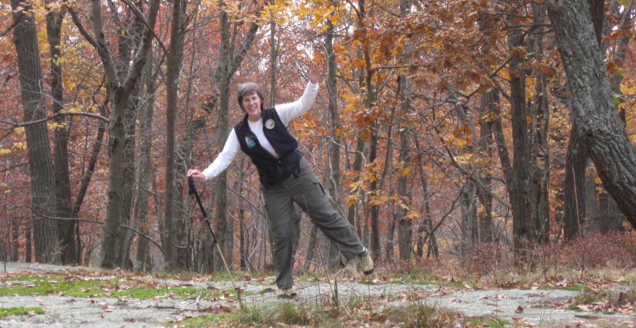 Dancing on Dancing Rock at Ward Pound Ridge Reservation - Photo: Jane Daniels