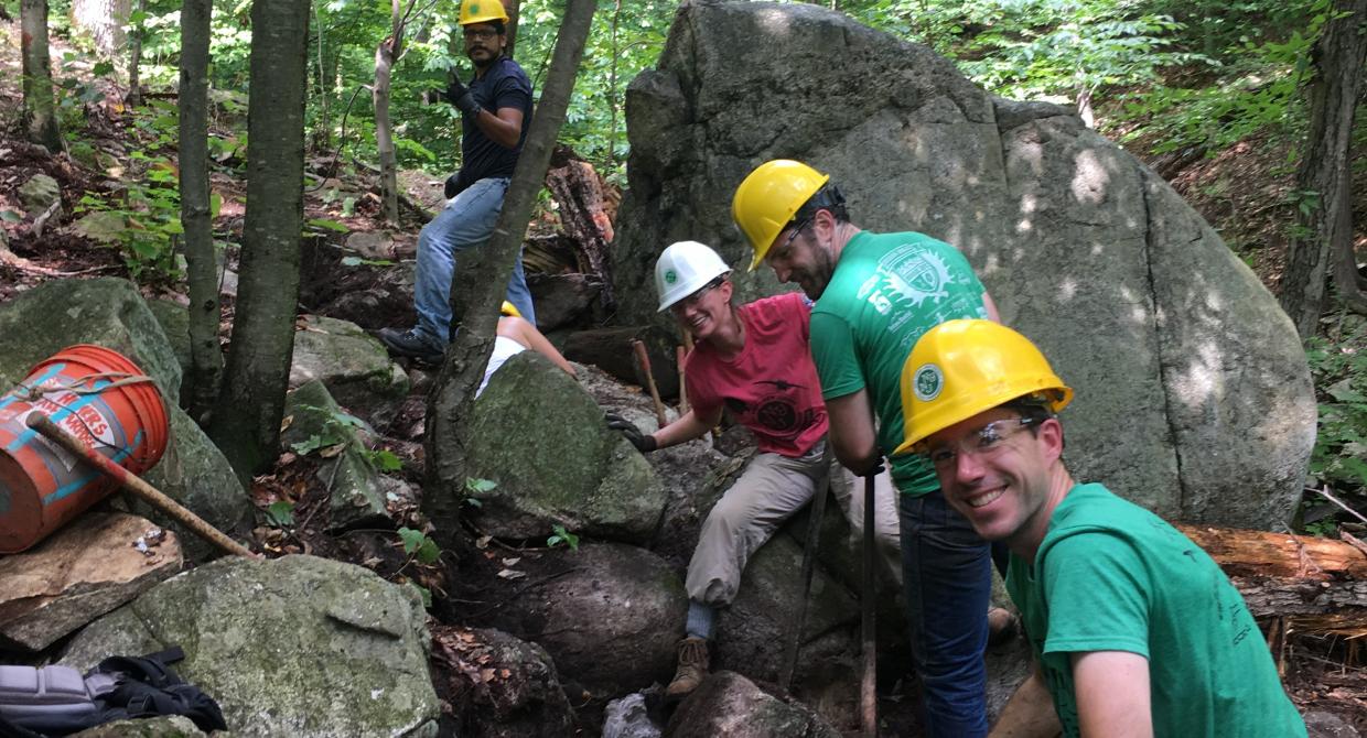 Trail Love Day with the Ramapo Trail Crew.