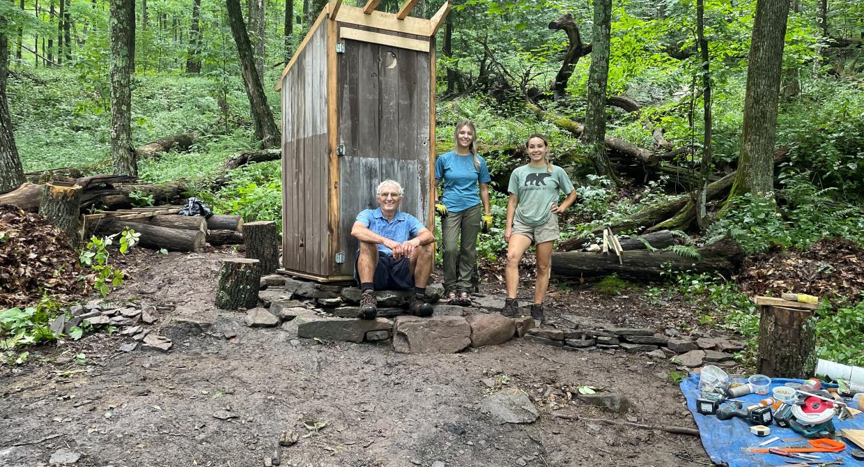 Baldwin Shelter Privy Project. Photo my Melissa Cascini.