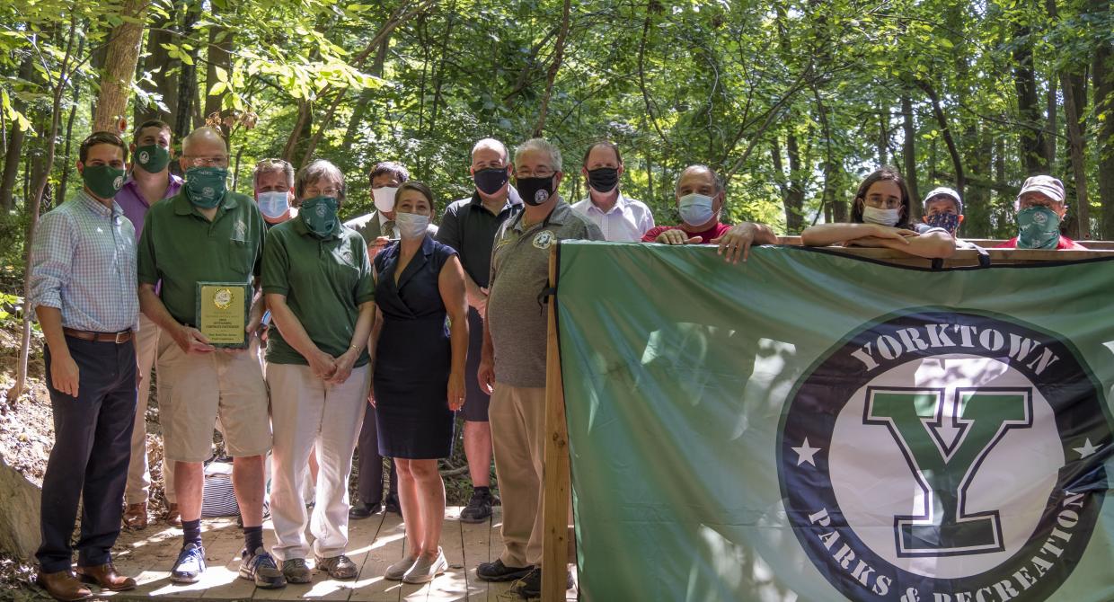 The Trail Conference was recognized for its partnership with the Town of Yorktown in Westchester County