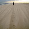 Footprints along the beach - Photo by Dan Balogh