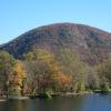 View of Anthony's Nose from Hessian Lake at Bear Mountain - Photo by Daniel Chazin