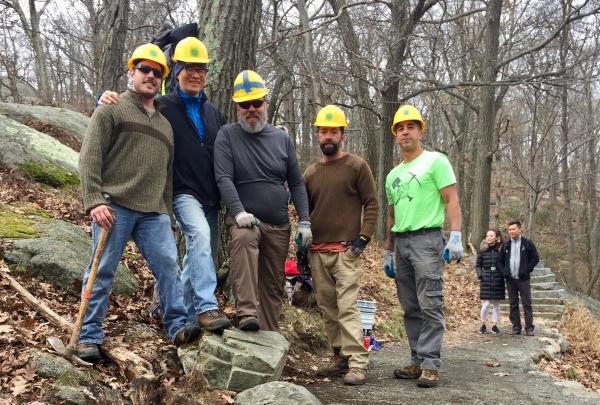 Trail Conference Bear Mountain Volunteers 2019. Photo by Sean Sullivan.