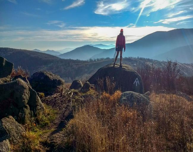 Mike "Pineapple" on his 2017 A.T. Thru-Hike. Photo by Victor "Puddles" Selmon.