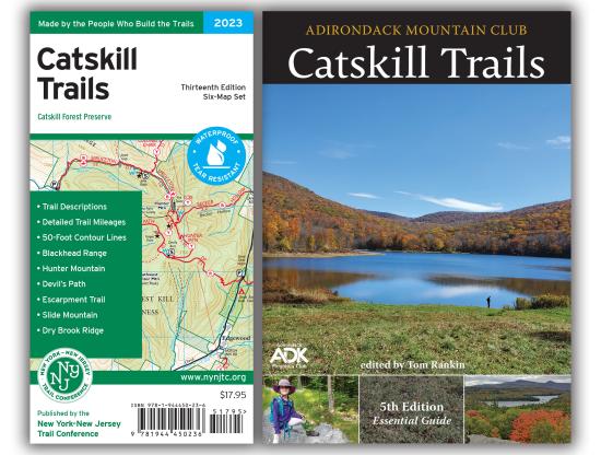 Catskill Trails Guide and Catskill Trails Map Combo