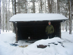 Elm Ridge Lean-to. Photo by Daniel Chazin. Windham High Peak