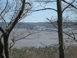 Tappan Zee Bridge from the Long Path on the Palisades Ridge. Photo by Daniel Chazin.South view near the start of the hike. Photo by Daniel Chazin