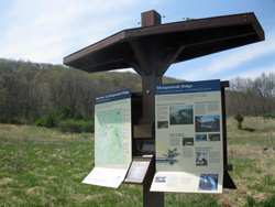 Trailhead Kiosk. Photo by Daniel Chazin.