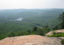 West View On Blue Side Trail Showing Queensboro Lake. Photo by Daniel Chazin.