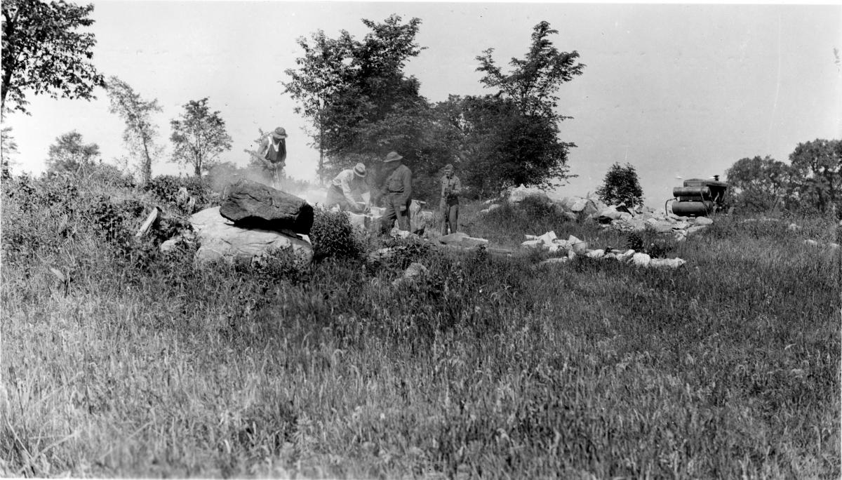 Preparing Stones